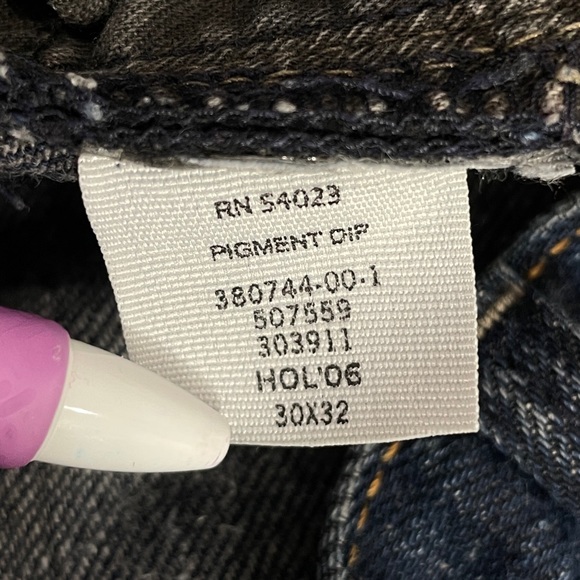 Morrison 1969 Gap Jeans Button Fly Pigment Dip 100% Cotton Size 30 x 32 - Picture 10 of 13